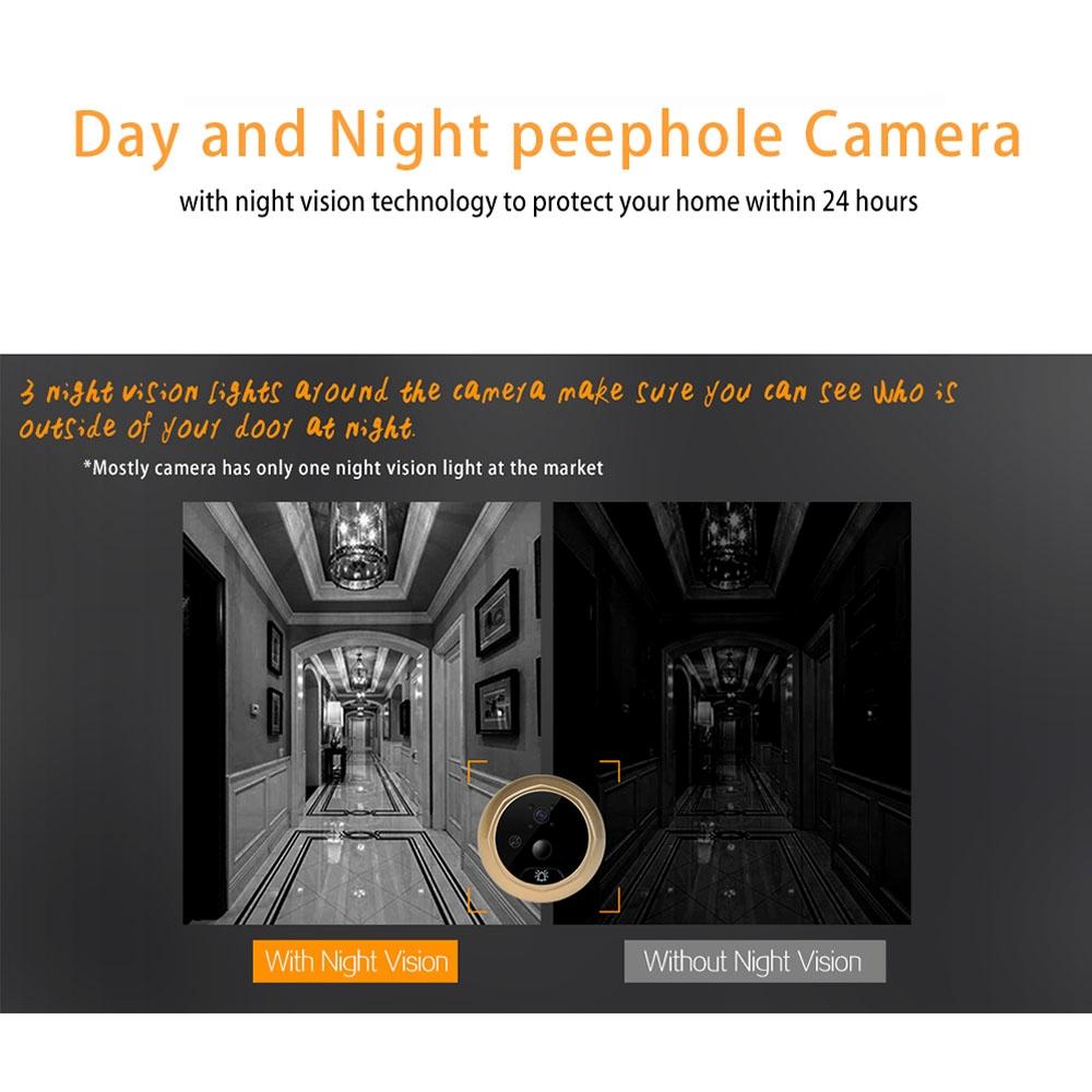 2.4 Colour Screen Security Camera With Night Vision & Motion Detection - Supports 32Gb Tf Card