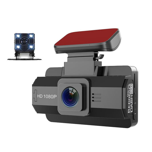 Hd Dual Camera Car Recorder with Infrared Night Vision - F9