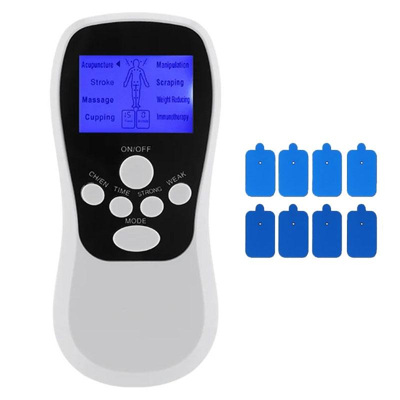 Blue Low Frequency Pulse Meridian Massage Instrument - White Upgrade