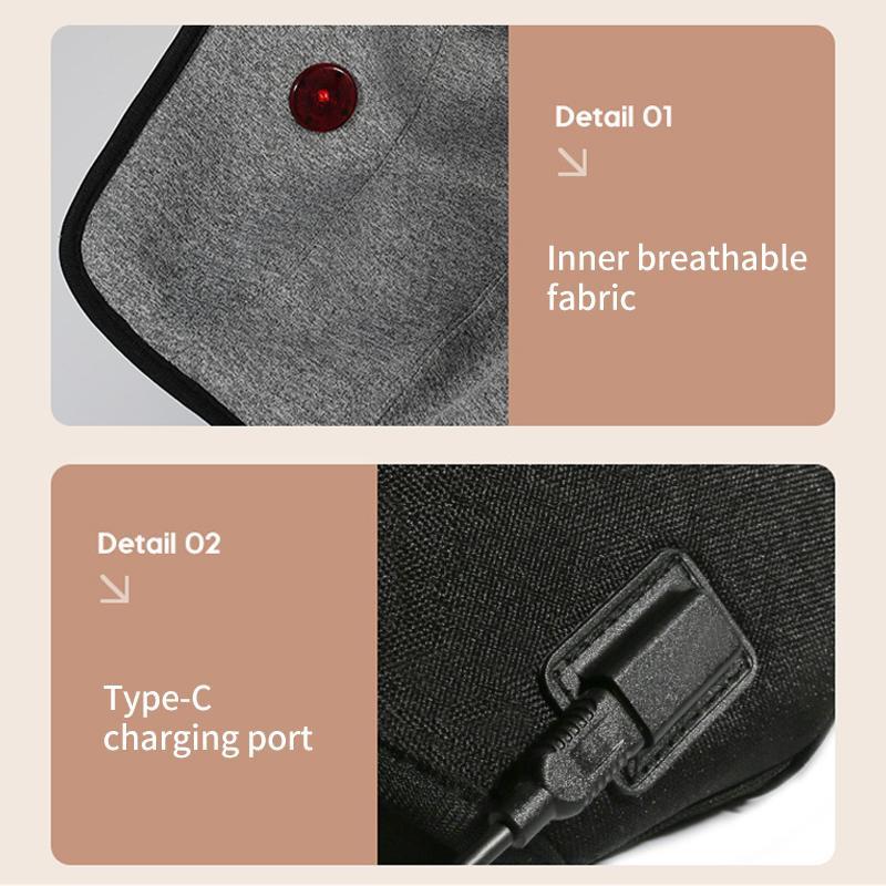 Rechargeable Heating Knee Massager Dual Joint Pad Wg-Jb-704 - Dual