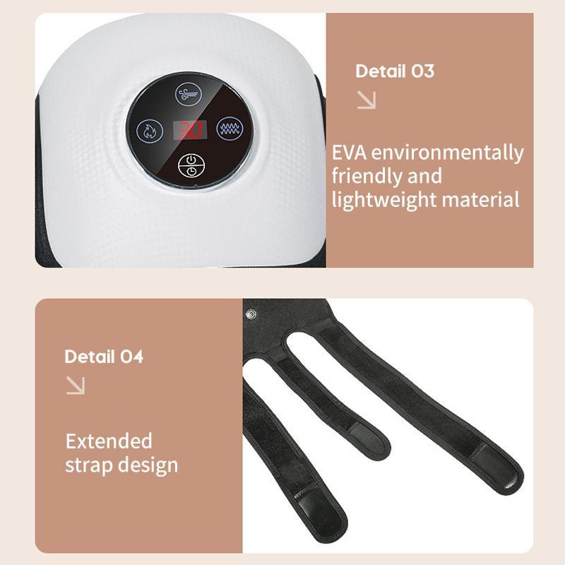 Rechargeable Heating Knee Massager Dual Joint Pad Wg-Jb-704 - Dual