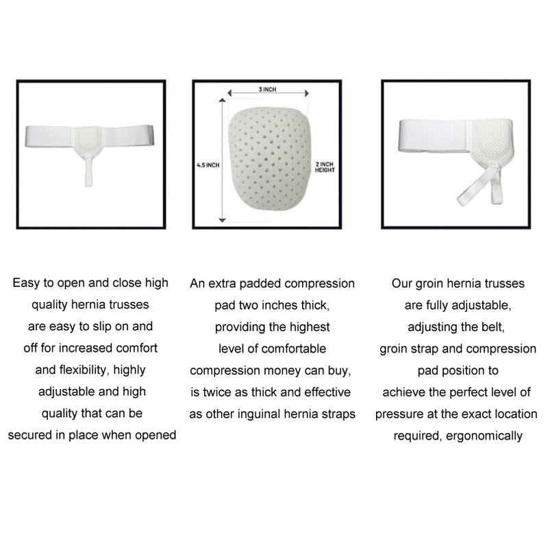 Groin Protection Belt For Adults Black - Black