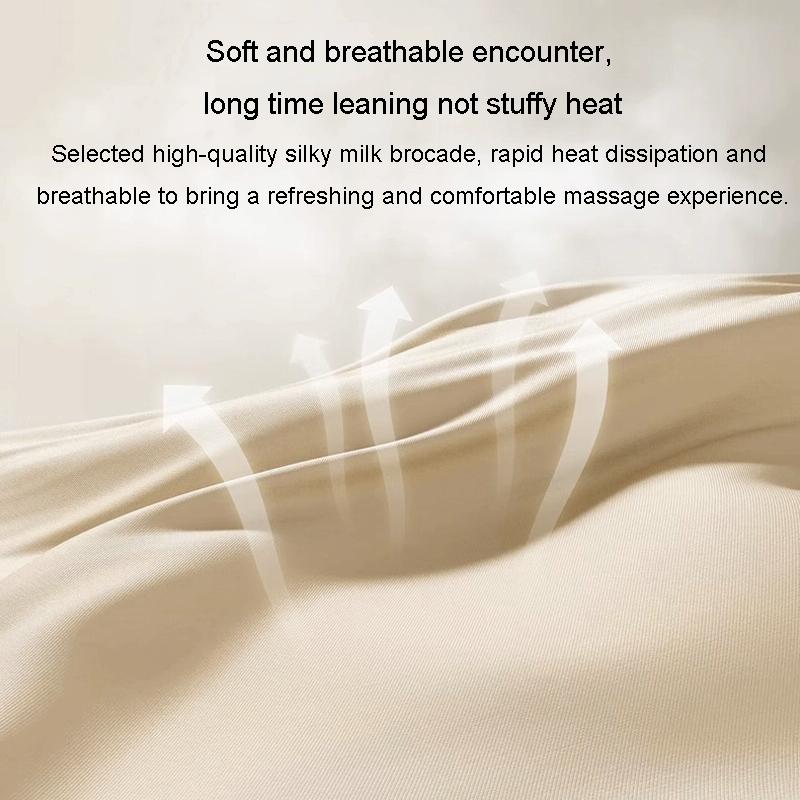 Multi-Function Lumbar Massager Hot Waist Massage Pillow Gray - Charging Model Yellow