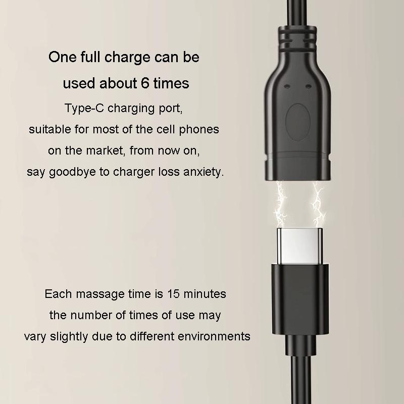 Multi-Function Lumbar Massager Hot Waist Massage Pillow Gray - Charging Model Yellow