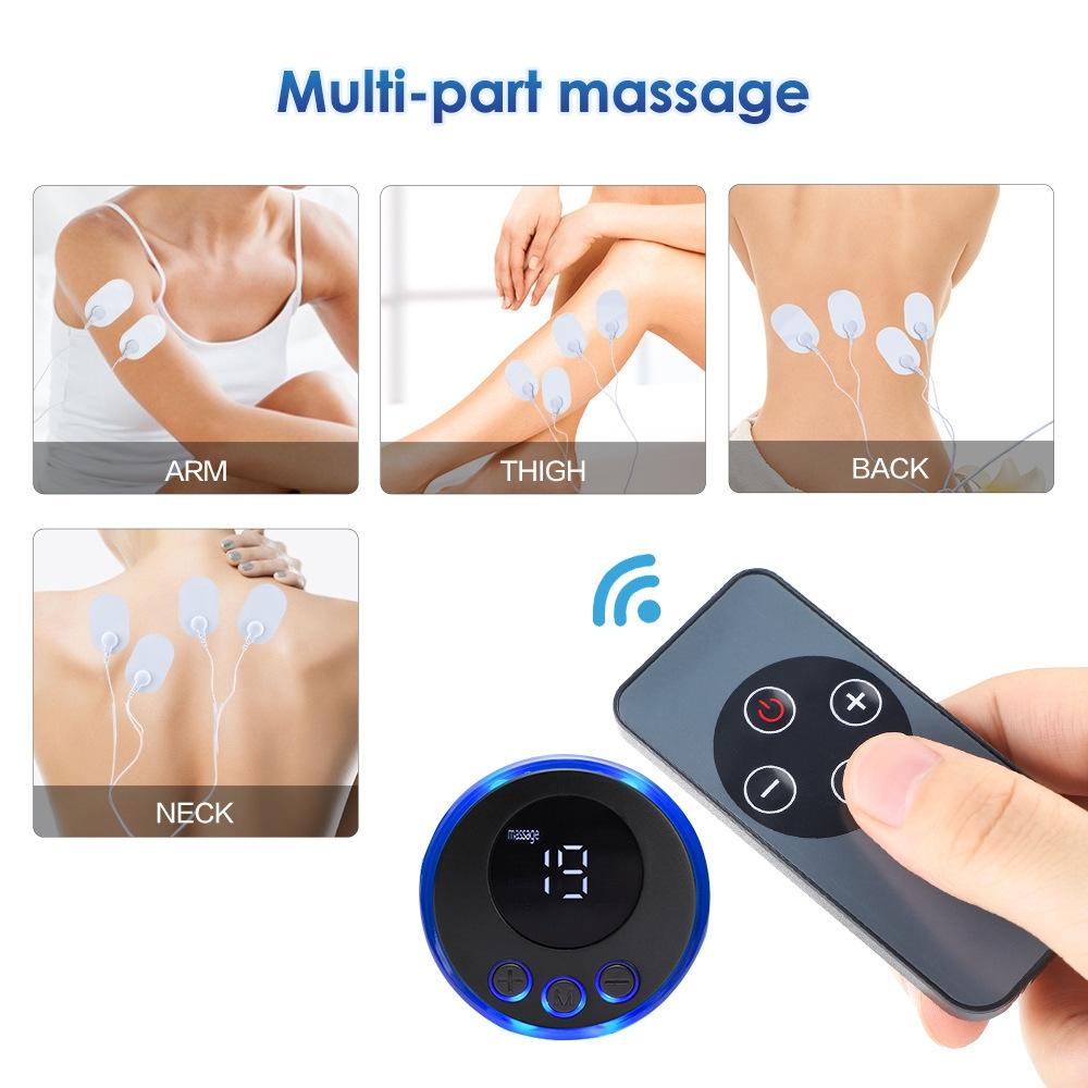2-In-1 Remote Upgrade Jack For Sc-195B Mini Cervical Massage Stickers Ems Pulse Meridian Therapy Instrument - 4-In-1 Upgrade Jack