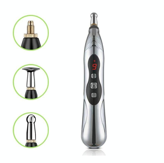 Electronic Acupuncture Pen 3 Head Circulating Energy Automatic Point Finding Home Pain Relief