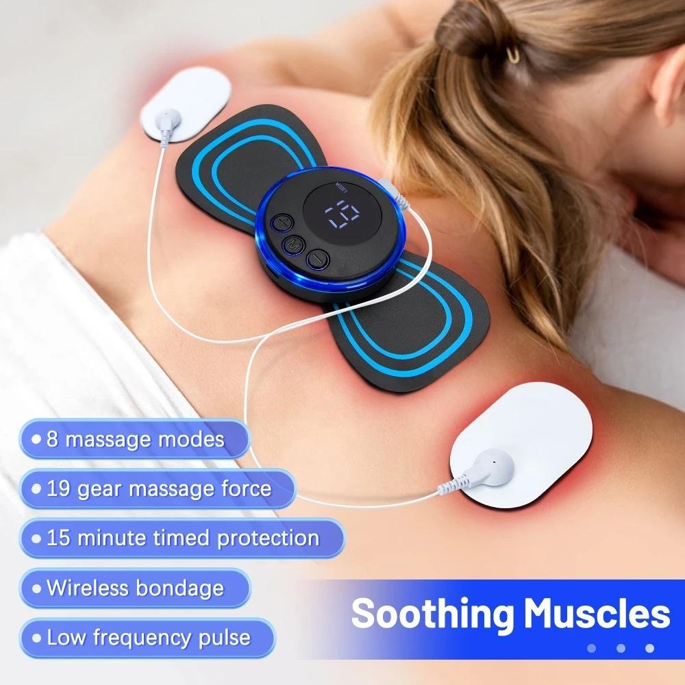 2-In-1 Remote Upgrade Jack For Sc-195B Mini Cervical Massage Stickers Ems Pulse Meridian Therapy Instrument - 2-In-1 Remote Upgrade Jack