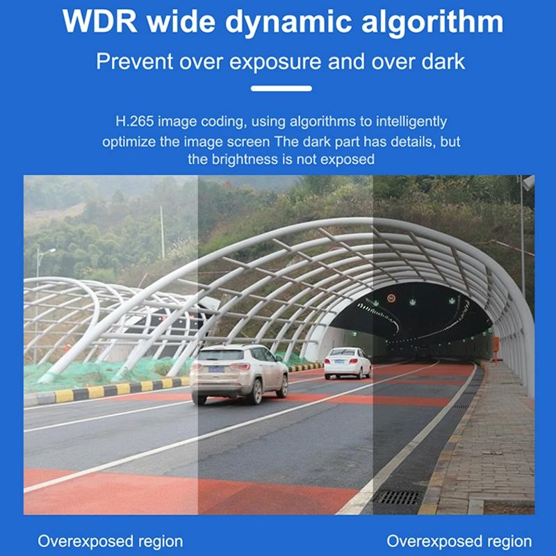 1080p Hd Triple Recording Car Recorder with Wifi & Mobile App