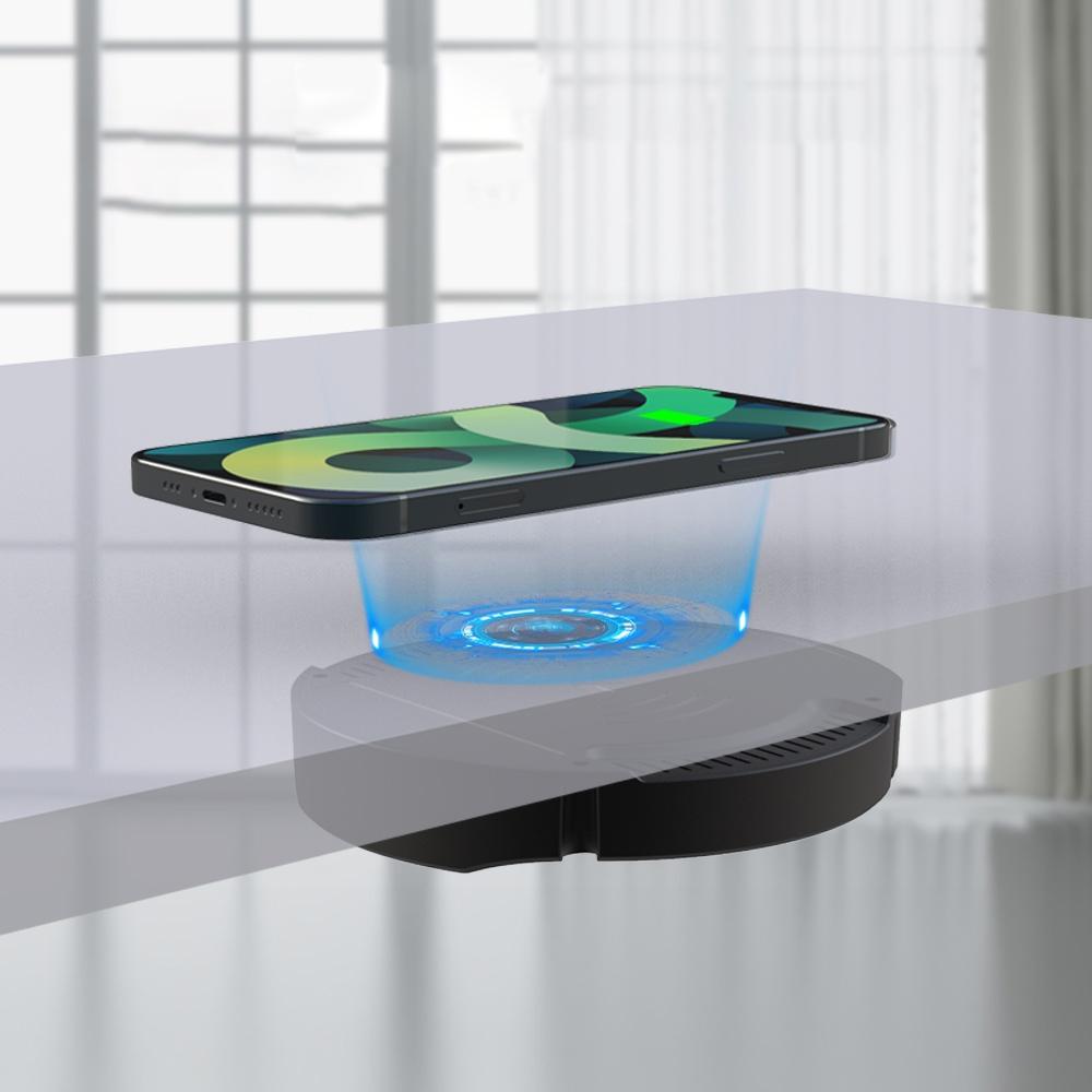 10W Magnetic Wireless Charger For Desktops 30Mm