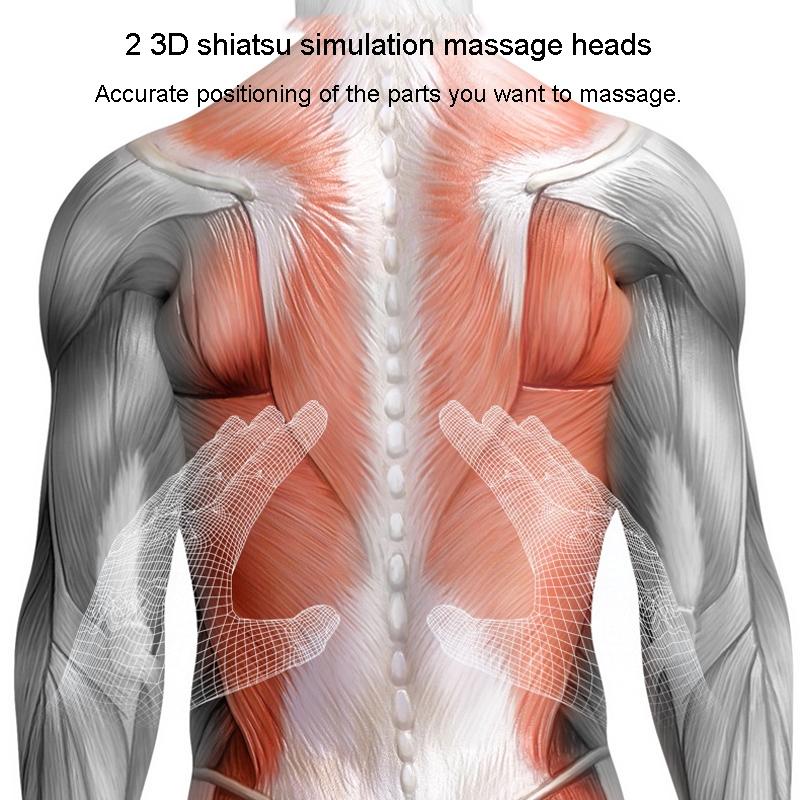 Portable Lumbar And Neck Massager For Car Gray Charging Model - Wired Model Yellow