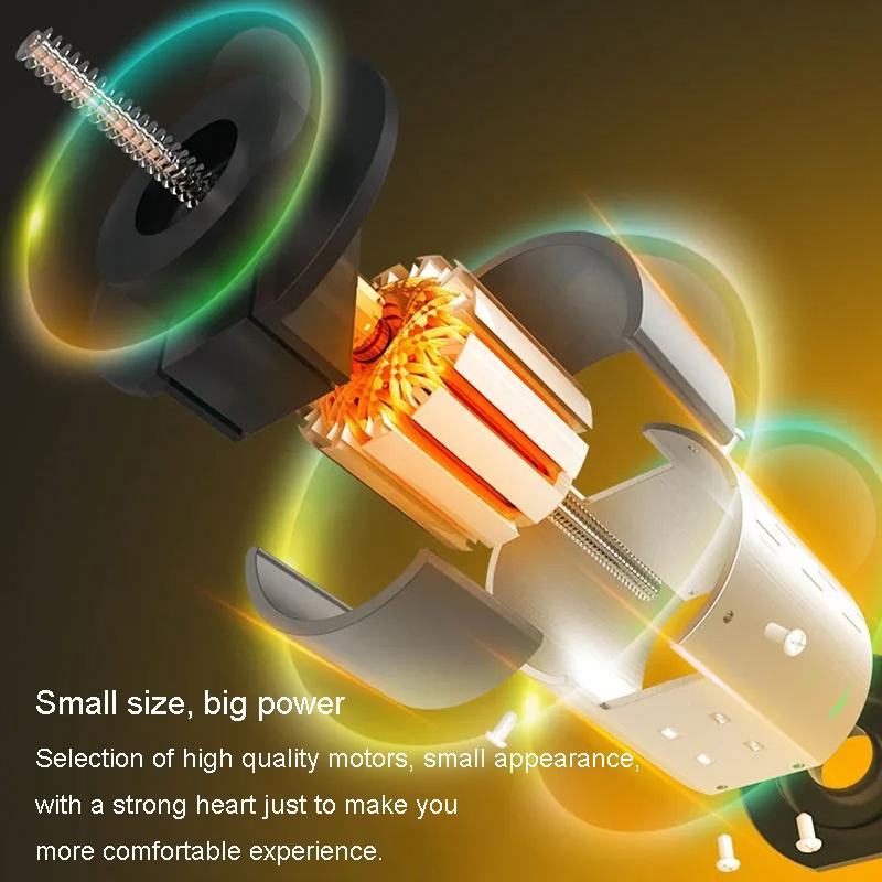 Portable Lumbar And Neck Massager For Car Gray Charging Model - Wired Model Yellow