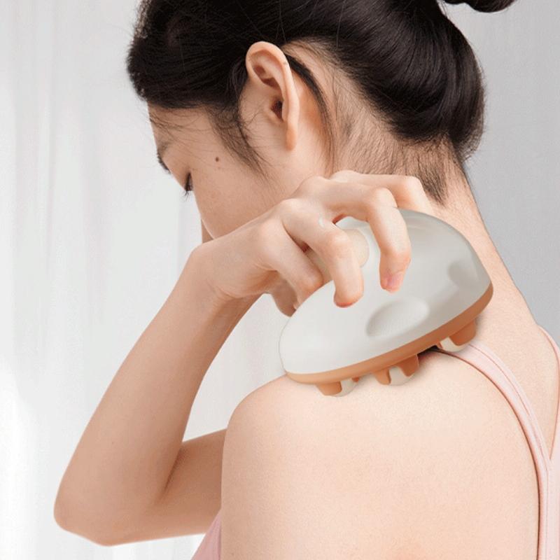 Blue Steel Ball Abdominal Massager For Calf Muscle Relaxation Meridian Massage Tool