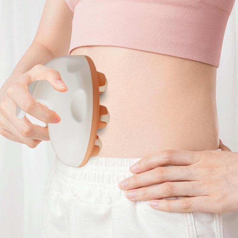 Blue Steel Ball Abdominal Massager For Calf Muscle Relaxation Meridian Massage Tool