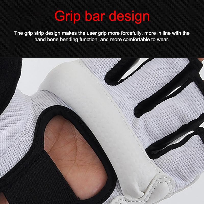 Adults Half Finger Sandbag Training Boxing Gloves - Pu Leather
