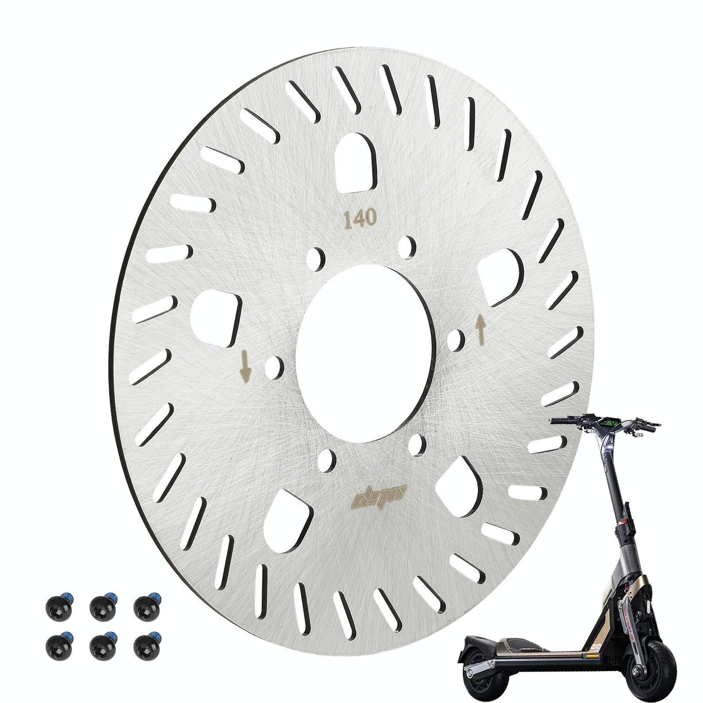 140mm 6-hole Disc Brake for Xiaomi Ninebot Electric Scooter Gt1 / Gt2