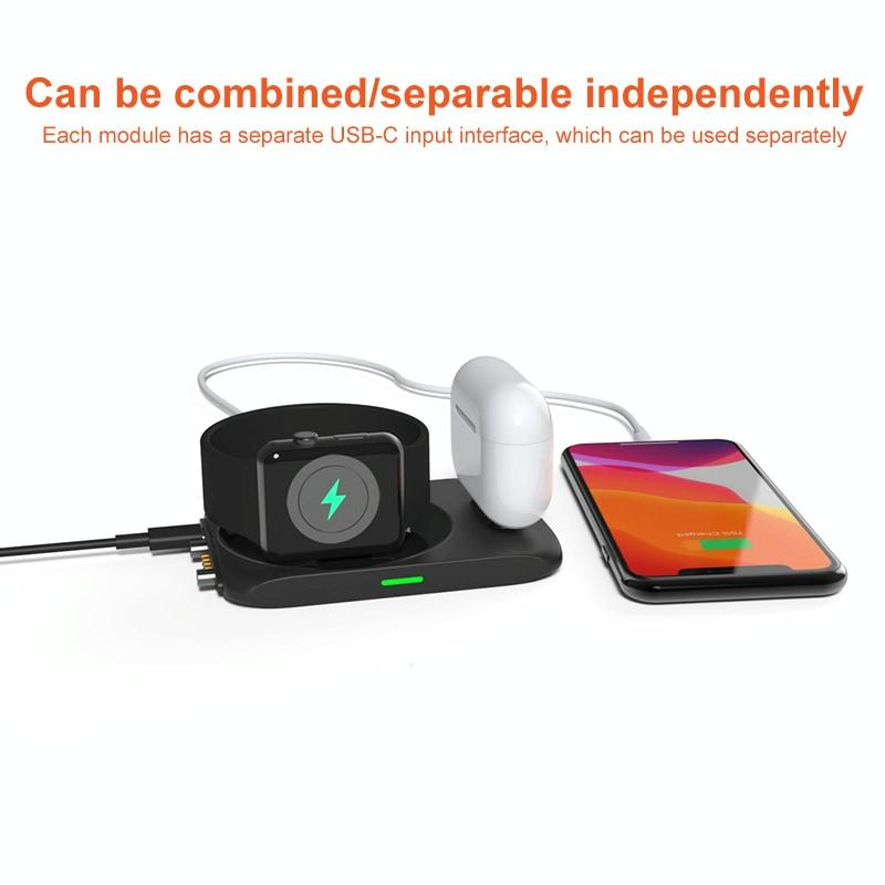 4 In 1 Wireless Charger For Iphone Watch Airpods