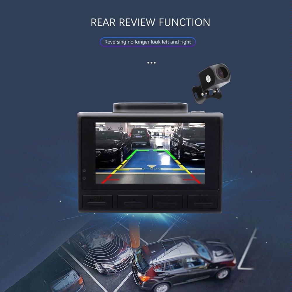 Hd Dual Recording Car Driving Recorder with Wifi & Gps Function - M200