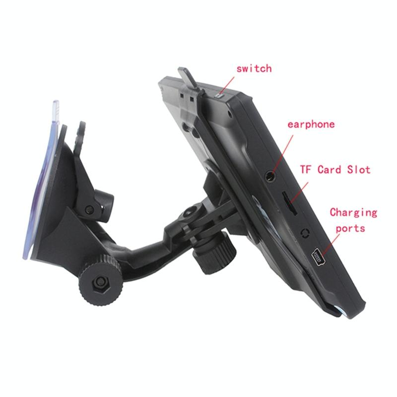 7 Inch Car Gps Navigator - 8G + 256M Capacitive Screen - High Configuration - South America Map