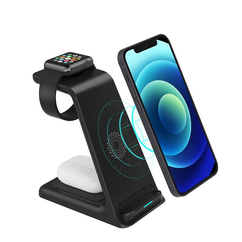 3 In 1 Wireless Charger For Iphone Airpods And Apple Watch