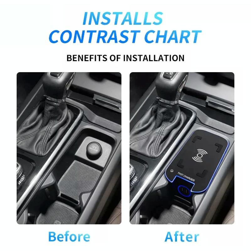 Wireless Charger for Volvo Xc60 / Xc90 - 15w