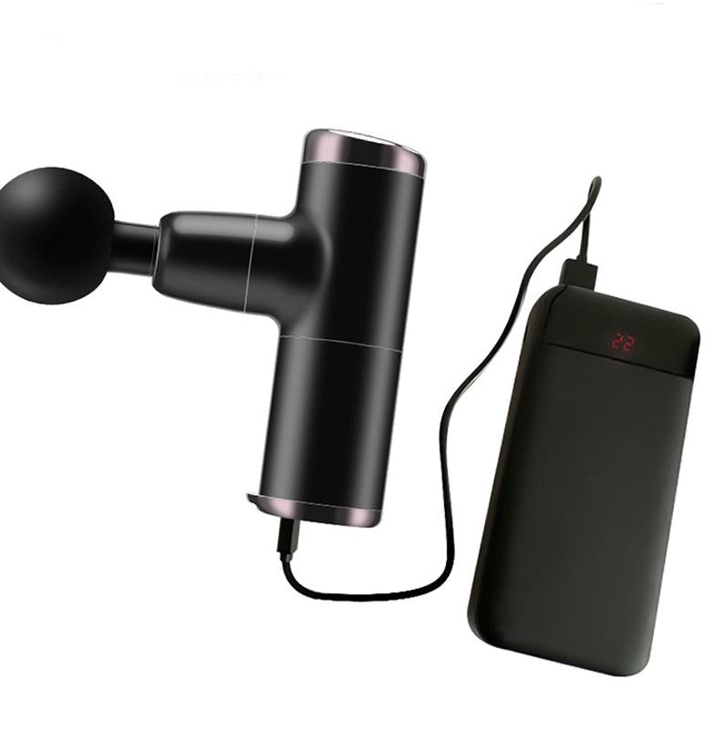 Electric Shock Muscle Massage Gun - Pink Minia