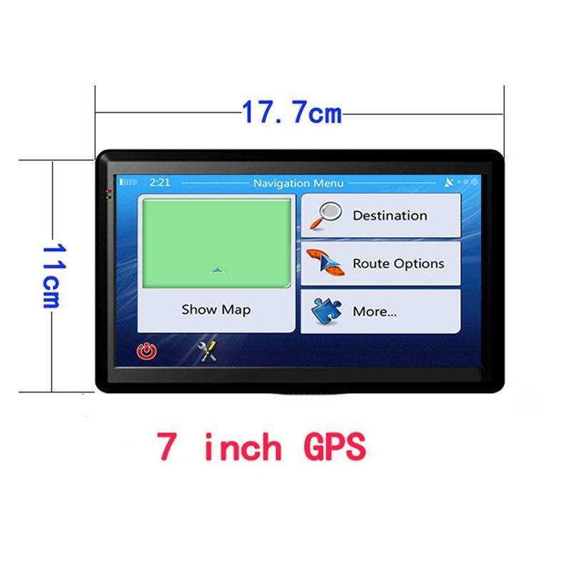 7 Inch Car Gps Navigator - 8G + 256M Capacitive Screen - High Configuration - Africa Map