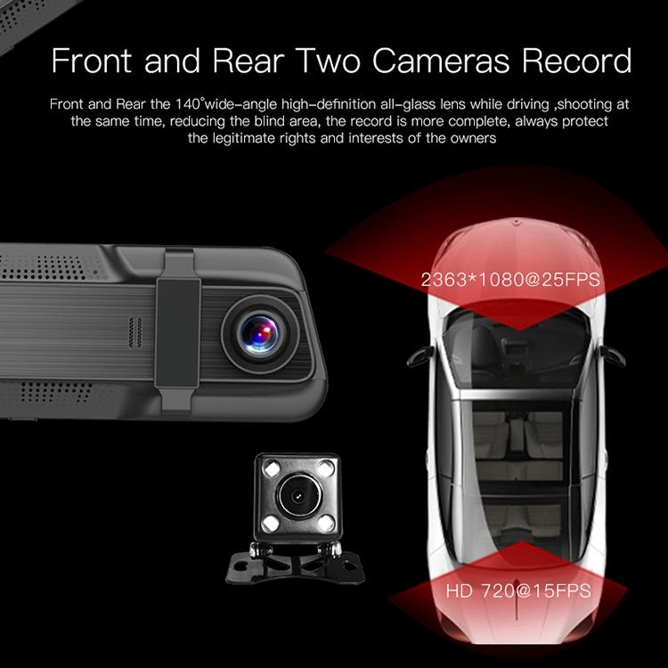 5.5 Ips Touch Screen Car Dvr - Ultra Hd 1080p