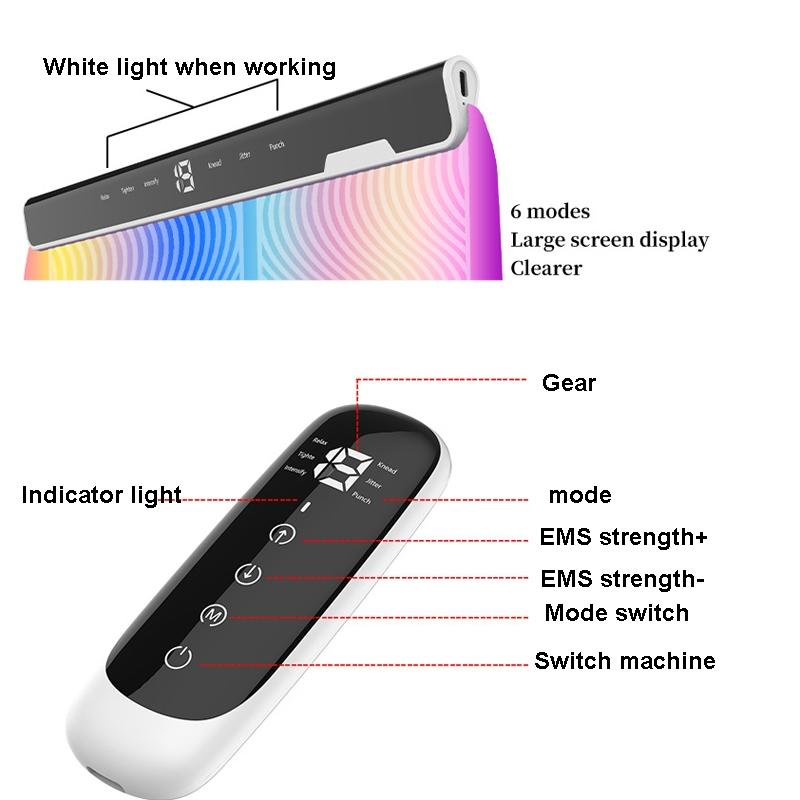 Smart Acupuncture Foot Massage Pad Remote Control