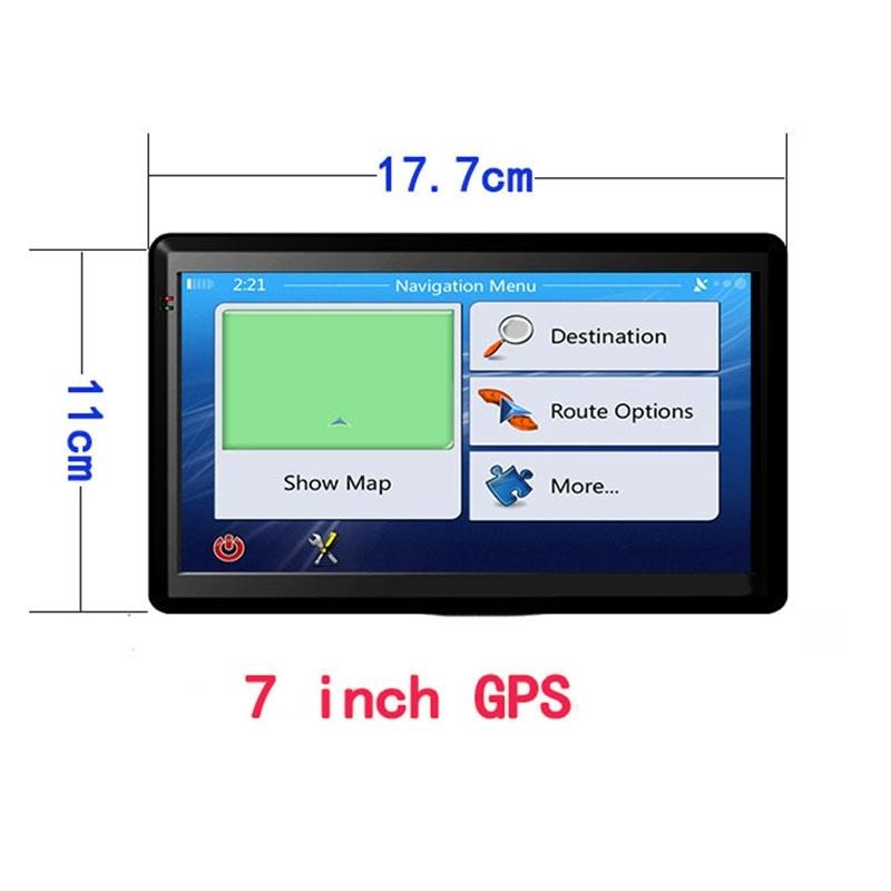 7 Inch Car Gps Navigator 8G + 128M Capacitive Screen Fm / Tf Germany Map