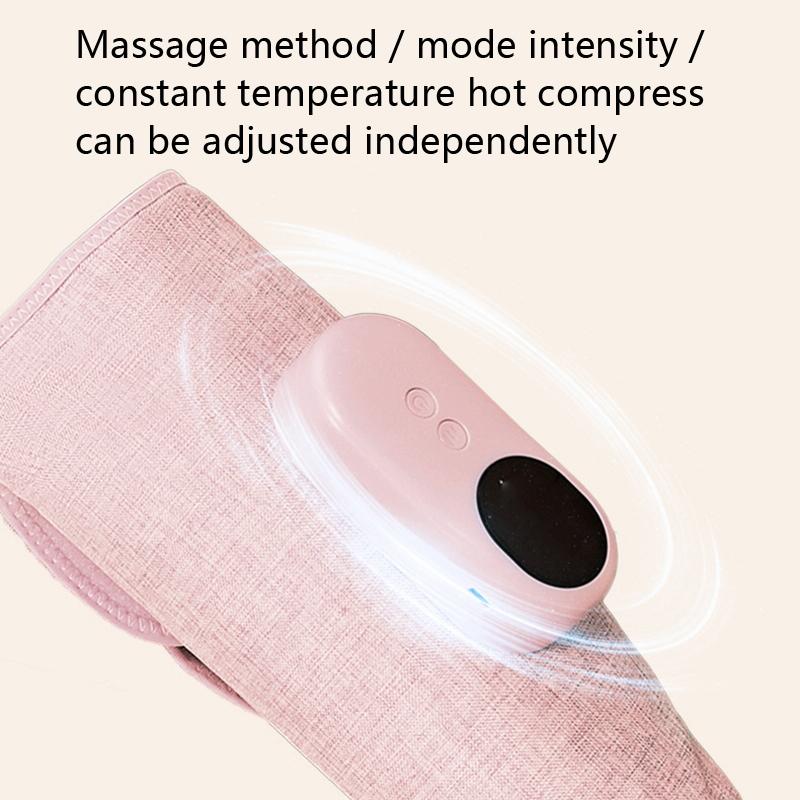 Wireless Leg Massager Gray Double Hot Compress + Air Pressure + Vibration
