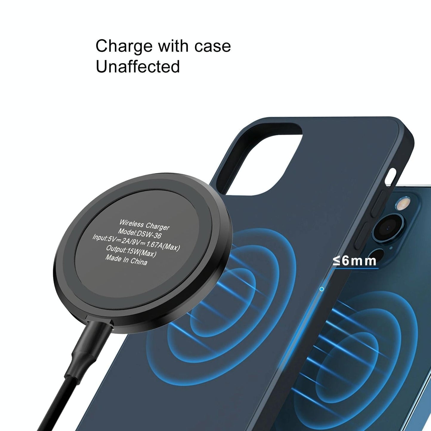 15W Fast Wireless Charger For Mobile Phones