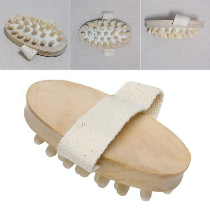 Wood Balloon Cushion Massager Soothing Body Massage Brush