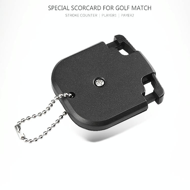 Double Dial Golf Scoring Device - Square Shape