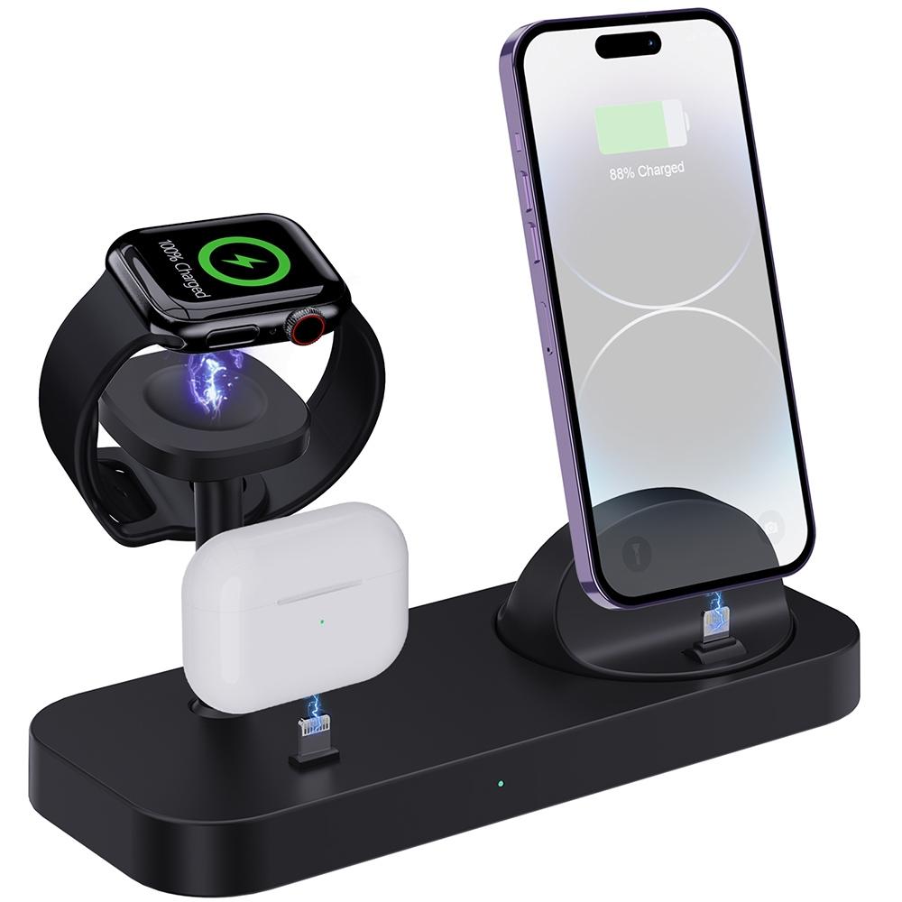 4 In 1 Charging Stand For Apple Watch And Airpods - White