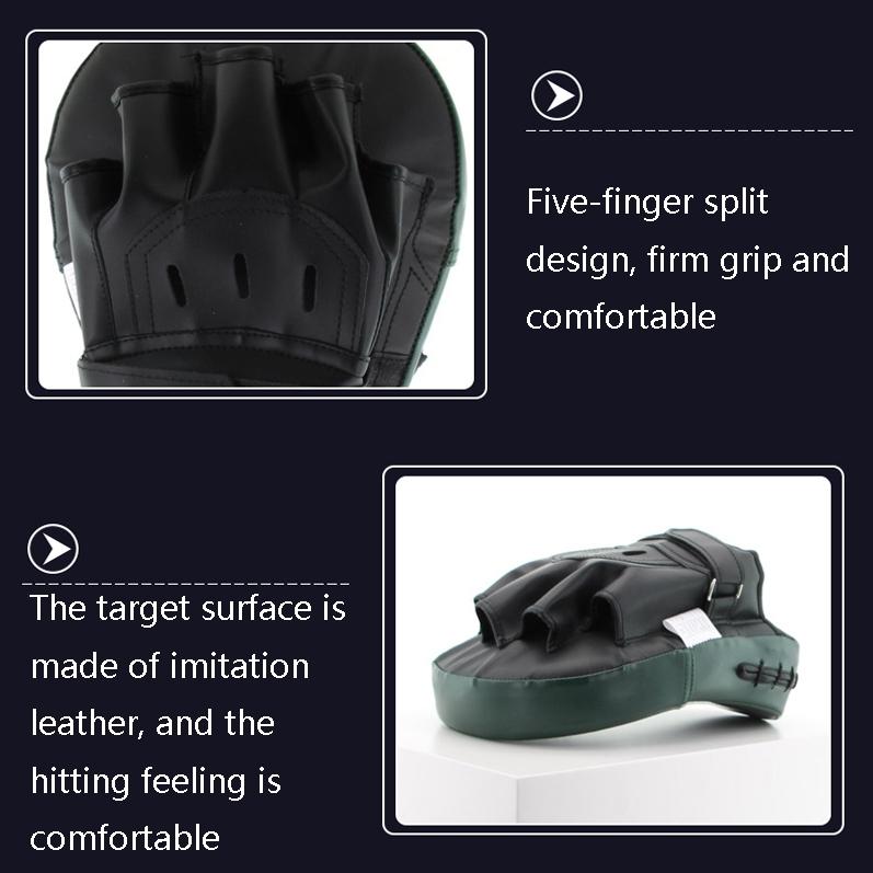 Green Leather Arc Boxer Training Hand Target