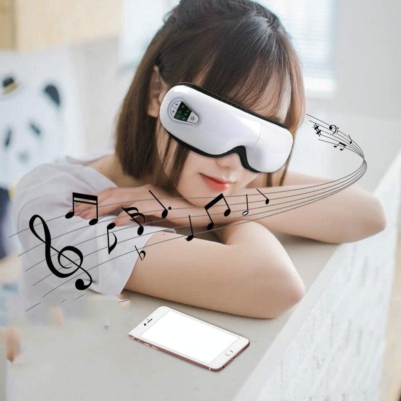 Yk108 Eye Massager Hot Compression Bluetooth White