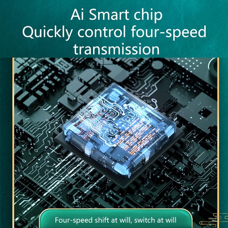 Compact Multi-Gear Fascial Massager For Home Use - Black