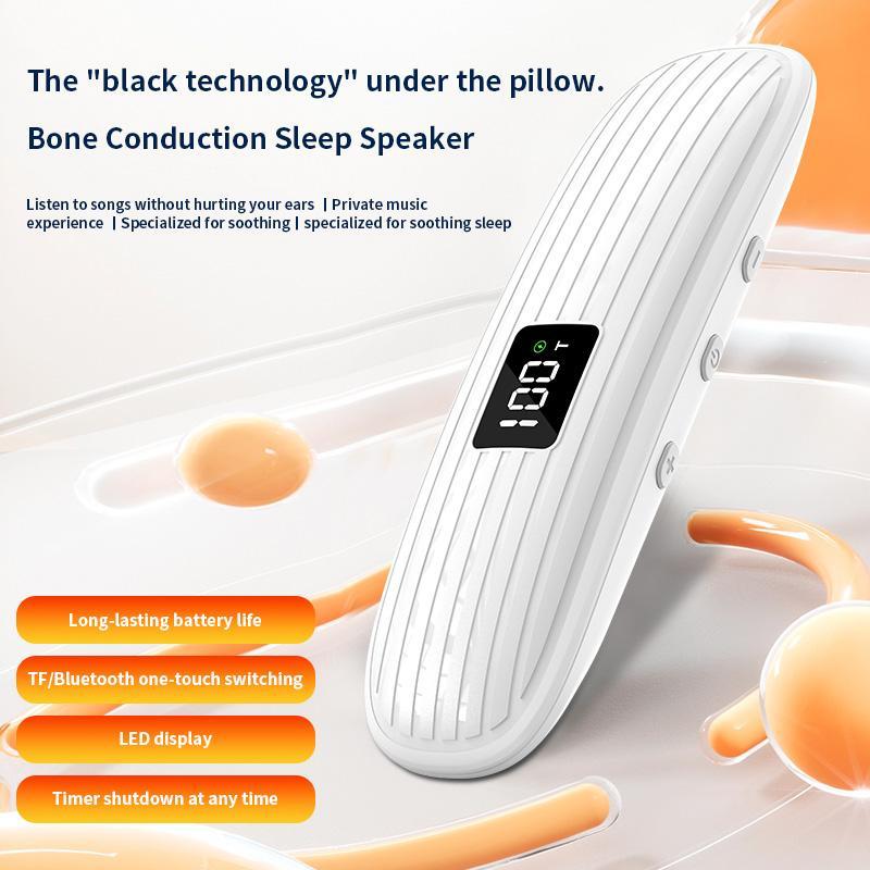 Bone Conduction Bluetooth Sleep Speaker White
