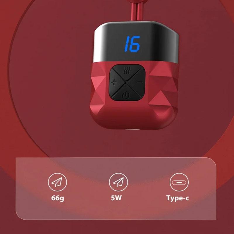 Portable Ems Neck Massager For Shoulder & Cervical Therapy - White