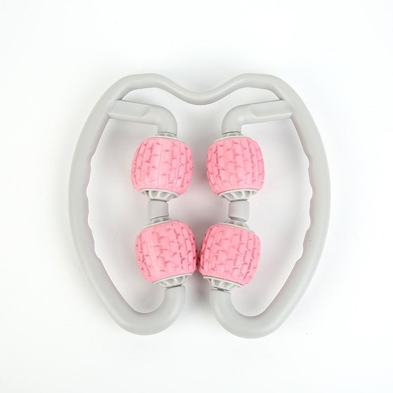 Soft Ring Leg Muscle Massage Roller - Pink