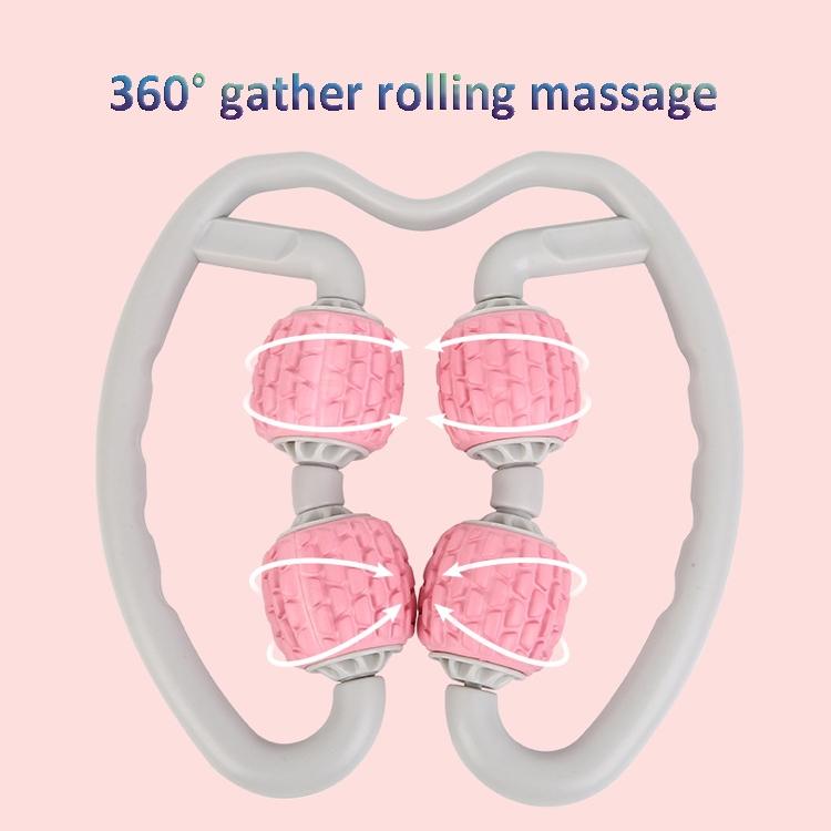 Soft Ring Leg Muscle Massage Roller - Pink