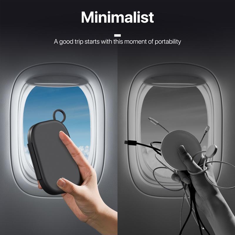 3 In 1 Magnetic Wireless Charger For Apple Devices - Black