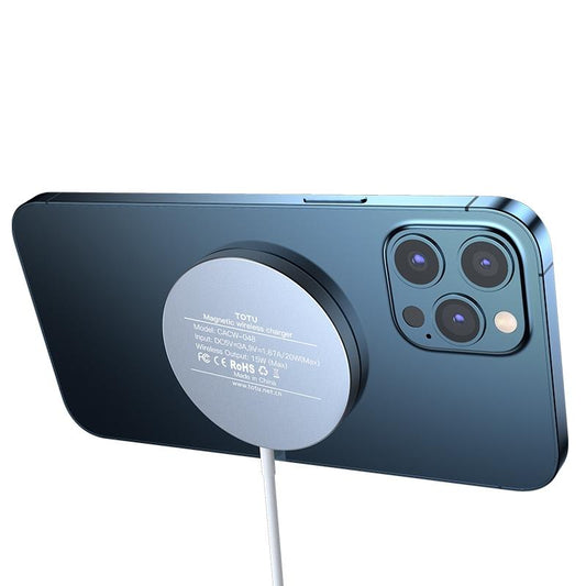 15W Magnetic Wireless Charger White