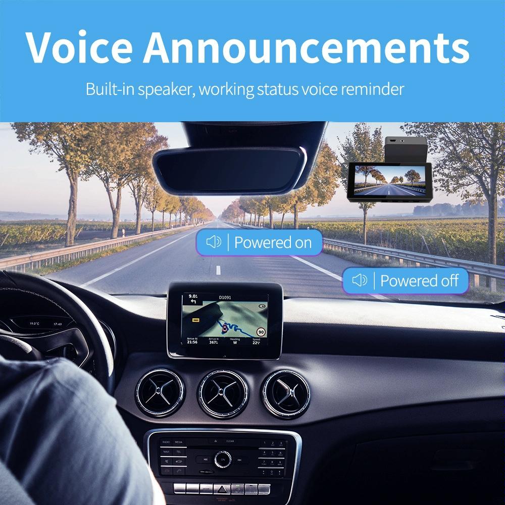 2k Hd Night Vision Car Recorder with Wifi and Single Recording