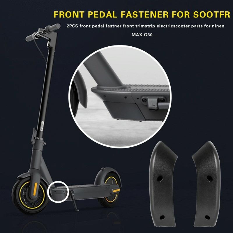 Front Side Cover for Ninebot Max G30 Scooter - Black