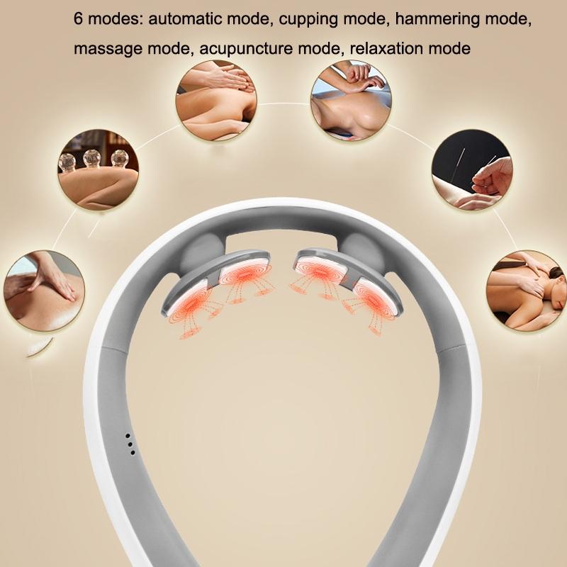 Multi-Function Cervical Massager For Neck & Shoulder St-307 White