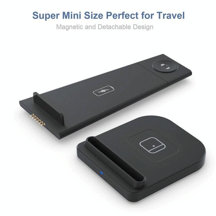 3 In 1 Portable Wireless Charger Detachable - White