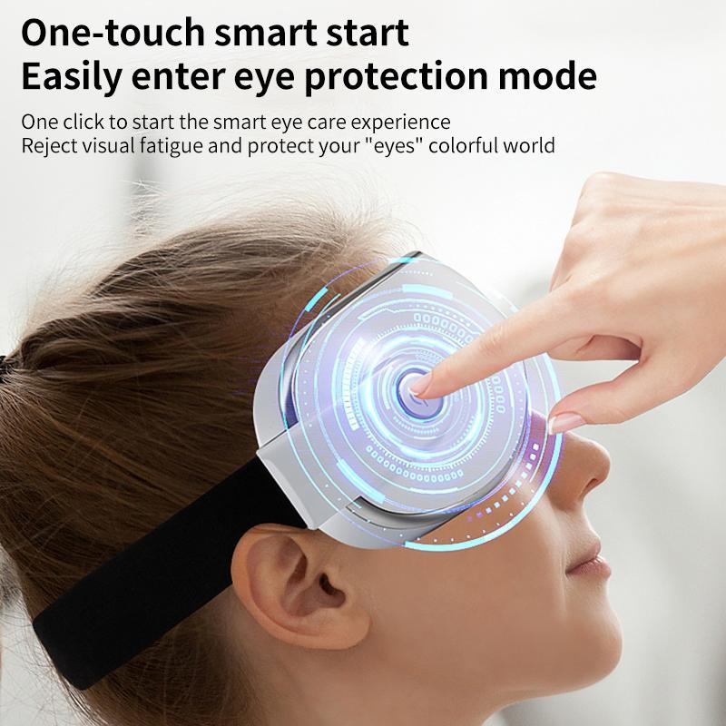 Hot Compress Ems Eye Massager Multifunctional Eye Protector White