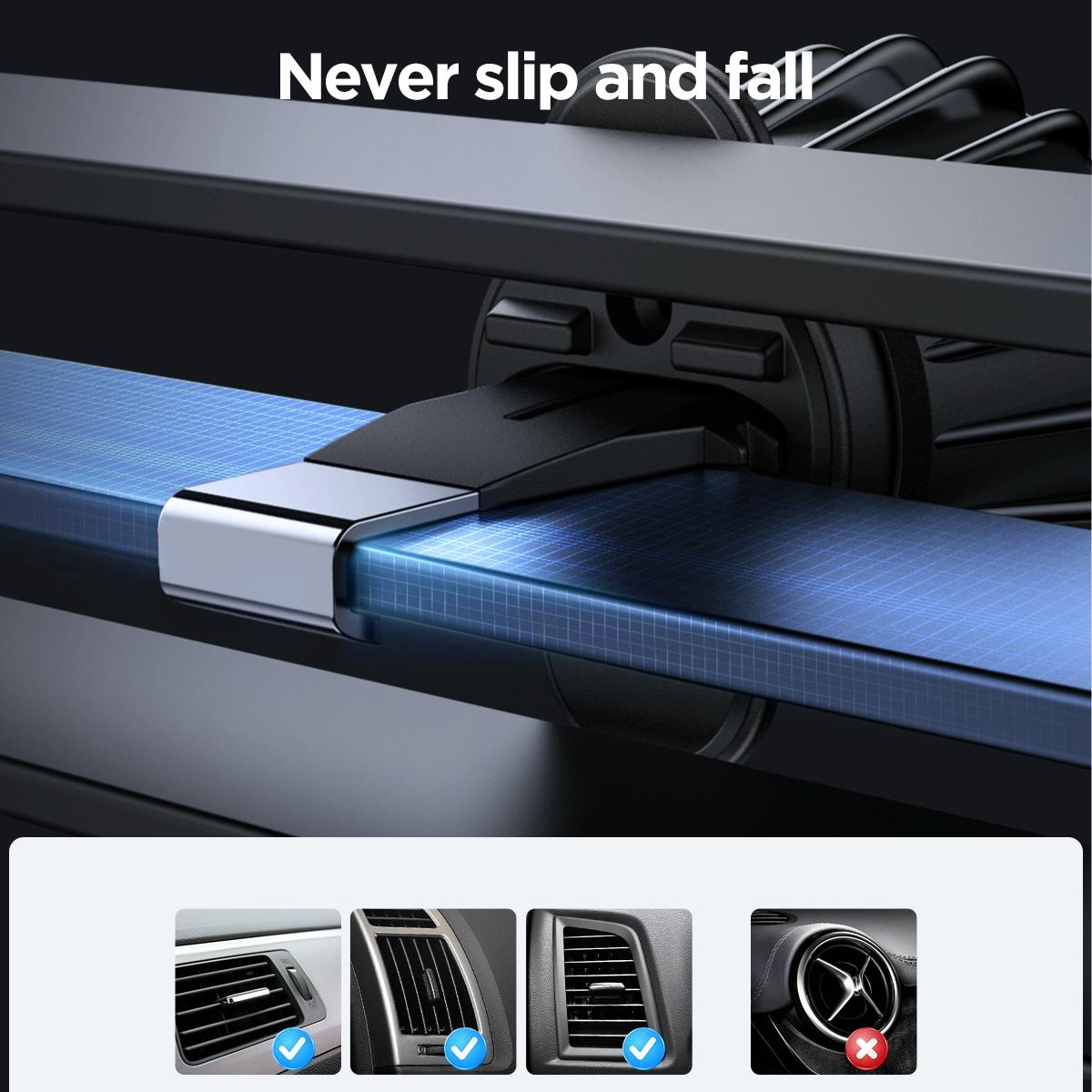 Pro Magnetic Wireless Car Charger for Jr-zs240 - Black