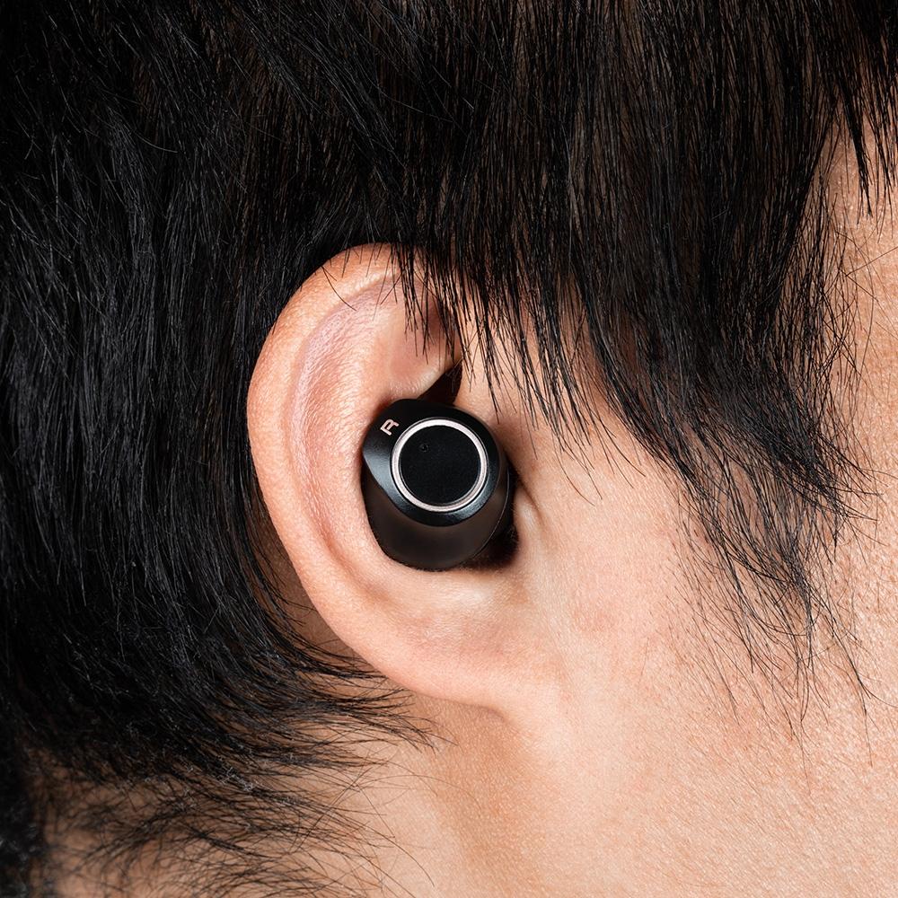 Mini Usb Charging Tws Hearing Aid Sound Amplifier - Black